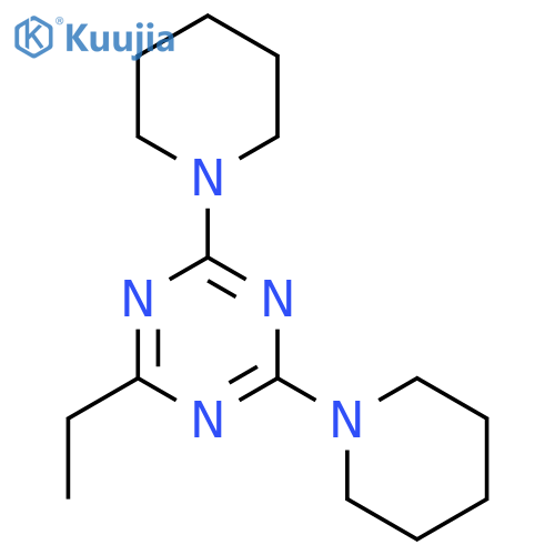 1,3,5-Triazine,2-ethyl-4,6-di-1-piperidinyl- structure