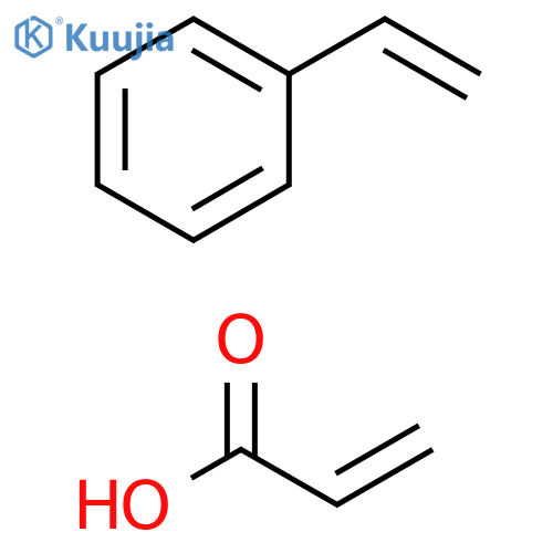 2-Propenoic acid polymer with ethenylbenzene, potassium salt structure
