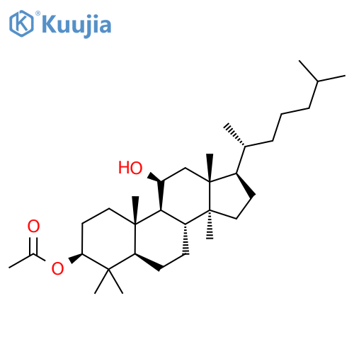 Lanostane-3beta,11beta-diol, 3-acetate structure