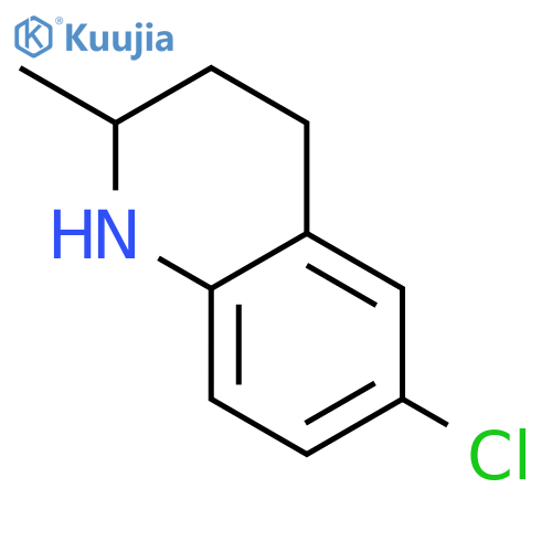 Quinoline, 6-chloro-1,2,3,4-tetrahydro-2-methyl- structure