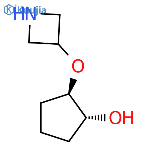 Cyclopentanol, 2-(3-azetidinyloxy)-, (1R,2R)- structure