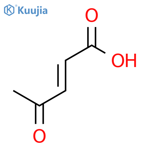 (E)-Acetylacrylic acid structure