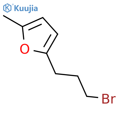 2-(3-bromopropyl)-5-methylfuran structure