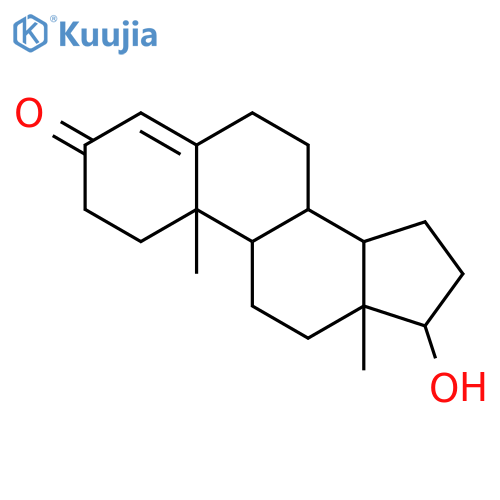(13alpha, 17alpha)-17-Hydroxyandrost-4-en-3-one structure