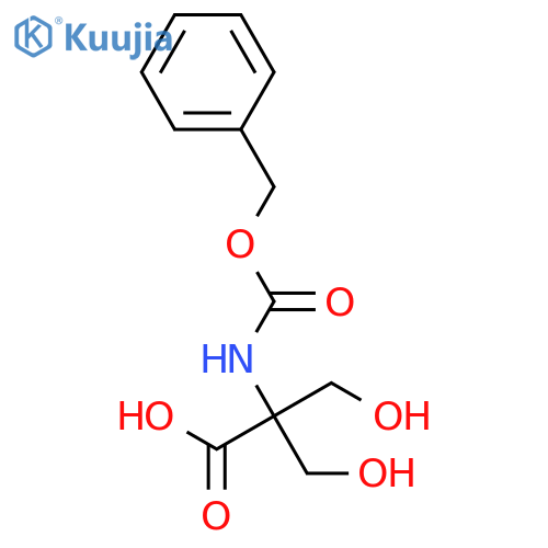 2-{(benzyloxy)carbonylamino}-3-hydroxy-2-(hydroxymethyl)propanoic acid structure