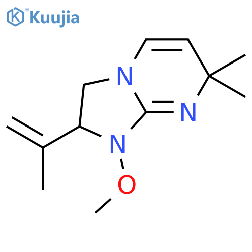Imidazo[1,2-a]pyrimidine,1,2,3,7-tetrahydro-1-methoxy-7,7-dimethyl-2-(1-methylethenyl)-, (2R)- structure