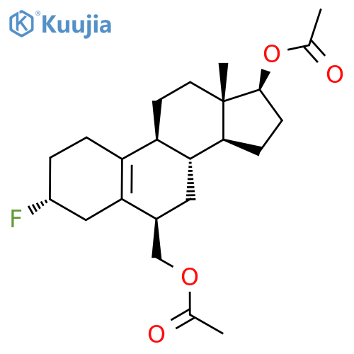 Estr-5(10)-ene-6beta-methanol, 3alpha-fluoro-17beta-hydroxy-, diacetate structure