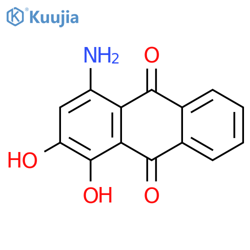 9,10-Anthracenedione,4-amino-1,2-dihydroxy- structure