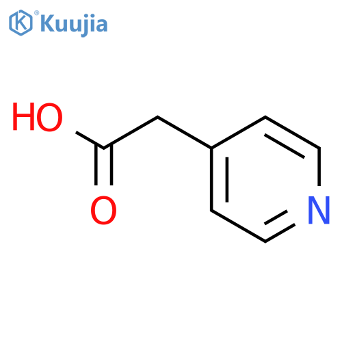 2-(Pyridin-4-yl)acetic acid structure
