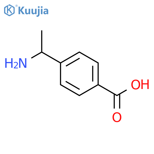 4-(1-Aminoethyl)benzoic acid structure