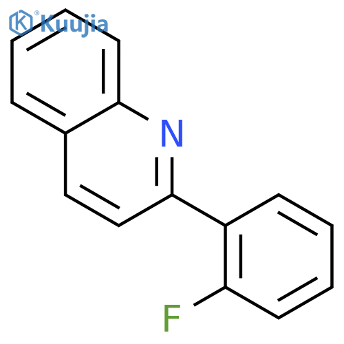 Quinoline, 2-(2-fluorophenyl)- structure