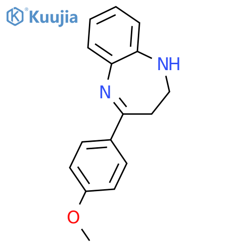 4-(4-Methoxyphenyl)-2,3-dihydro-1H-benzob1,4diazepine structure