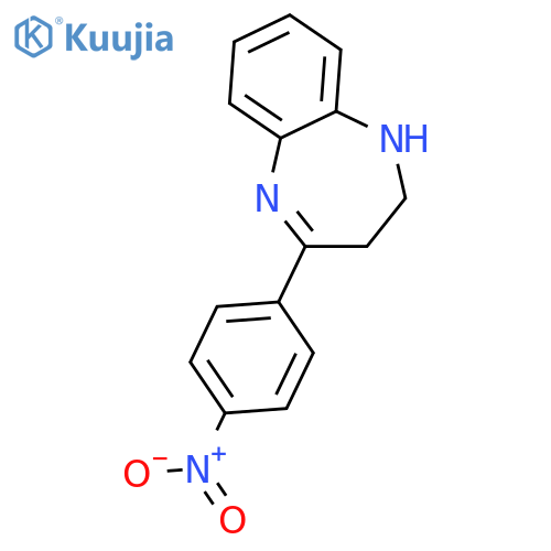 4-(4-Nitrophenyl)-2,3-dihydro-1H-benzob1,4diazepine structure
