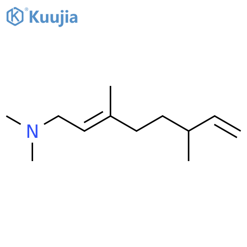 2,7-Octadien-1-amine, N,N,3,6-tetramethyl- structure