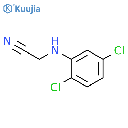 Acetonitrile, [(2,5-dichlorophenyl)amino]- structure