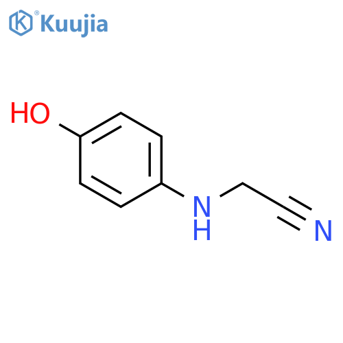 Acetonitrile, 2-[(4-hydroxyphenyl)amino]- structure