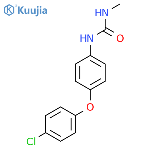 1-[4-(4-Chlorophenoxy)phenyl]-3-methylurea structure