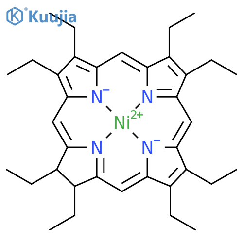 Nickel, [2,3,7,8,12,13,17,18-octaethyl-7,8-dihydro-21H,23H-porphinato(2-)-κN21,κN22,κN23,κN24]-, (SP-4-2)- (9CI) structure