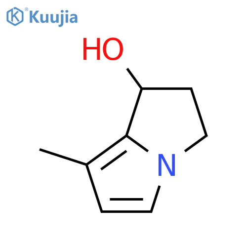 1H-Pyrrolizin-1-ol,2,3-dihydro-7-methyl-, (R)- (9CI) structure