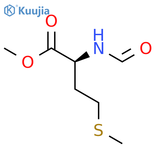 methyl (2S)-2-formamido-4-(methylsulfanyl)butanoate structure