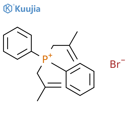 Phosphonium,bis(2-methyl-2-propen-1-yl)diphenyl-, bromide (1:1) structure