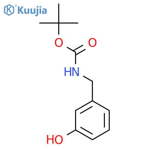 tert-Butyl N-(3-Hydroxyphenyl)methylcarbamate structure