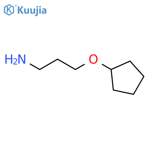 3-(Cyclopentyloxy)propan-1-amine structure