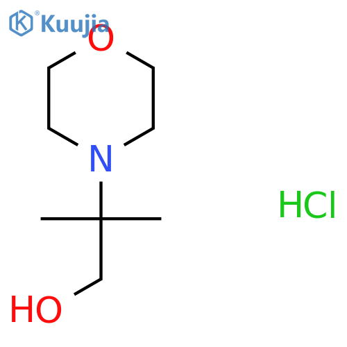 2-Methyl-2-morpholinopropan-1-ol (hydrochloride) structure