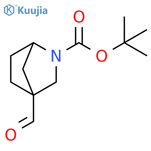 1,1-Dimethylethyl 4-formyl-2-azabicyclo[2.2.1]heptane-2-carboxylate structure