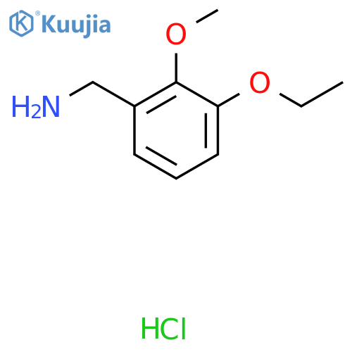 1-(3-Ethoxy-2-methoxyphenyl)methanamine hydrochloride structure