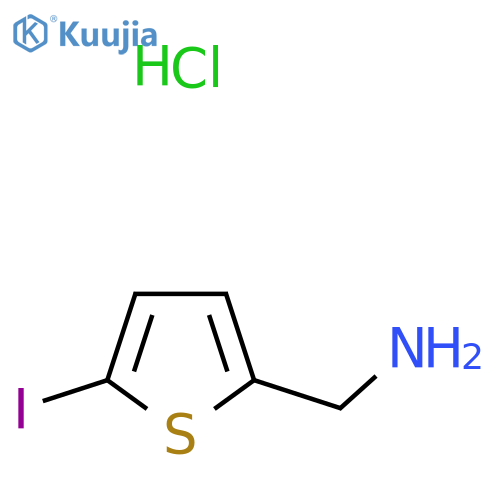 1-(5-Iodothiophen-2-yl)methanamine hydrochloride structure