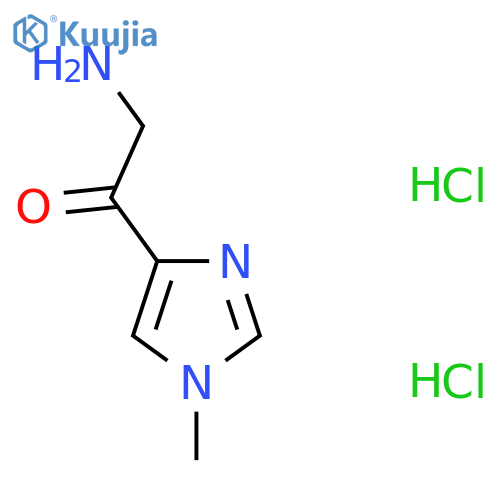 2-amino-1-(1-methyl-1H-imidazol-4-yl)ethan-1-one dihydrochloride structure