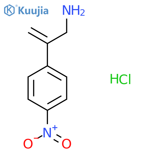 2-(4-Nitrophenyl)prop-2-en-1-amine hydrochloride structure