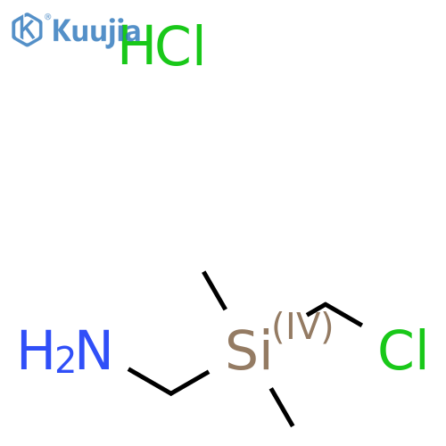 ((Chloromethyl)dimethylsilyl)methanamine hydrochloride structure