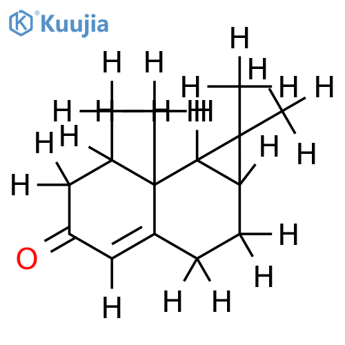 (1aR)-5-oxo-1.1.7c.7ac-tetramethyl-(1arH.7bcH)-1a.2.3.5.6.7.7a.7b-octahydro-1H-cyclopropa[a]naphthalene structure
