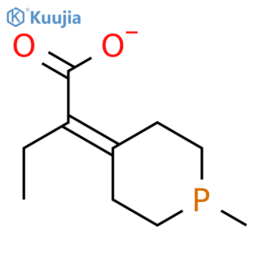 Acetic acid,2-(1-methyl-4-phosphorinanylidene)-, ethyl ester structure