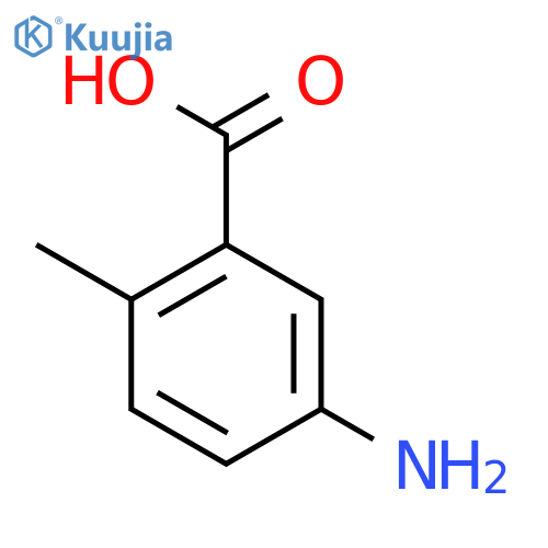 5-Amino-2-methylbenzoic acid structure