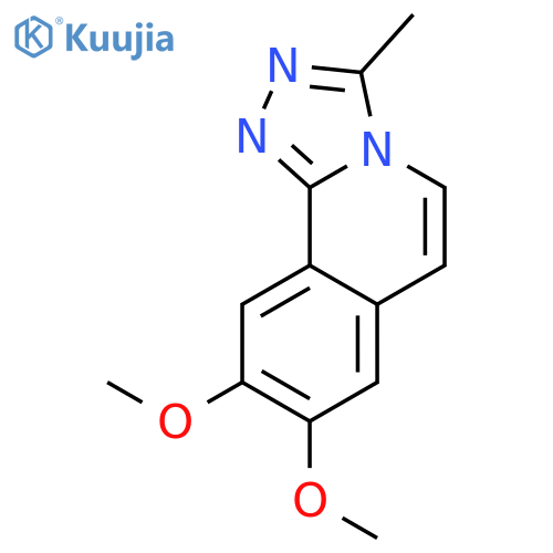 1,2,4-Triazolo[3,4-a]isoquinoline,8,9-dimethoxy-3-methyl- structure