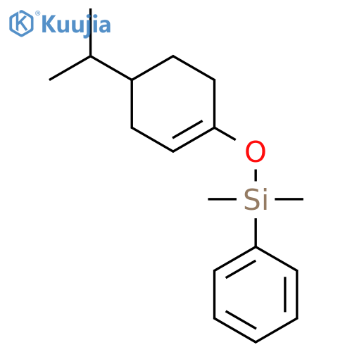 Silane, dimethyl[[4-(1-methylethyl)-1-cyclohexen-1-yl]oxy]phenyl- structure
