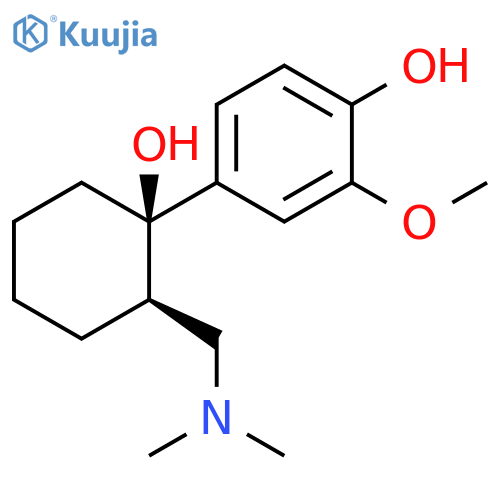 4-(1R,2R)-2-(Dimethylamino)methyl-1-hydroxycyclohexyl-2-methoxy-phenol structure