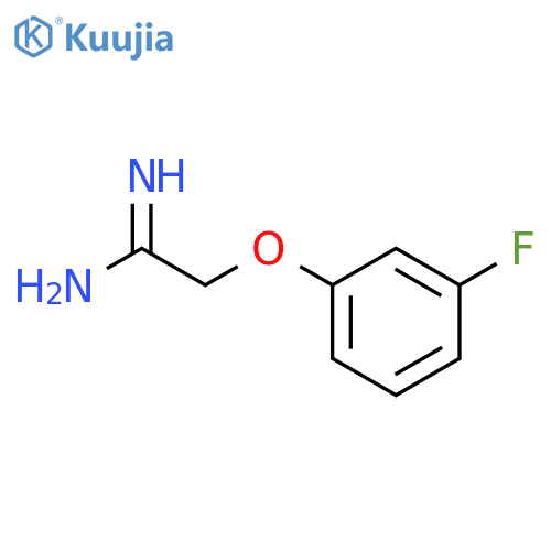 2-(3-Fluorophenoxy)ethanimidamide structure