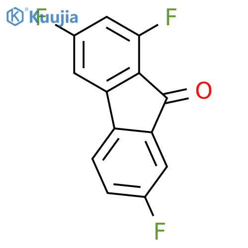9H-Fluoren-9-one,1,3,7-trifluoro- structure
