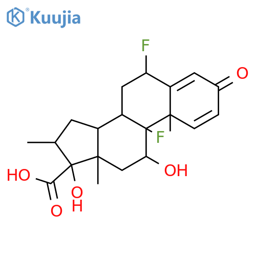 Fluticasone 17b-Carboxylic Acid structure