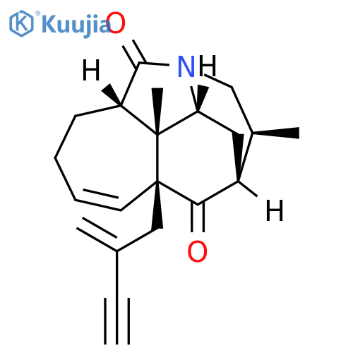 (2R,3S,5R,6aS,11R,11aS,11bR)-1,2,3,4,6a,7,8,11,11a,11b-Decahydro-3,11a-dimethyl-11-(2-methylene-3-butyn-1-yl)-2,11-methano-6H-cyclohept[a]indolizine-6,12-dione structure