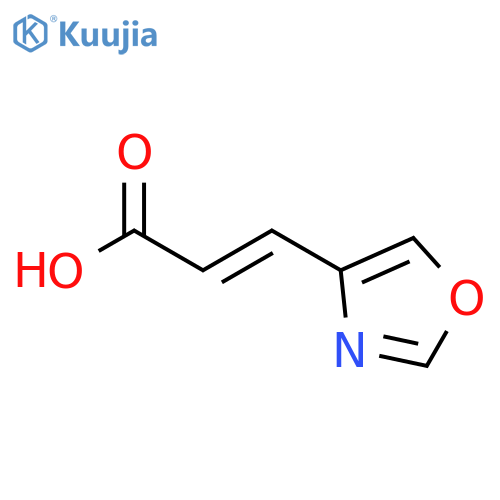 (2E)-3-(1,3-oxazol-4-yl)prop-2-enoic acid, E structure
