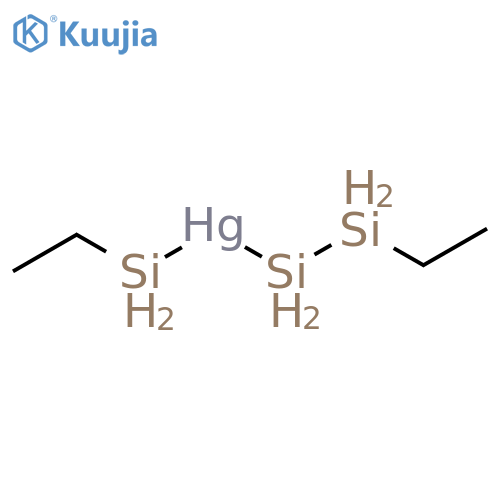 Mercury, (2-ethyldisilanyl)(ethylsilyl)- (9CI) structure