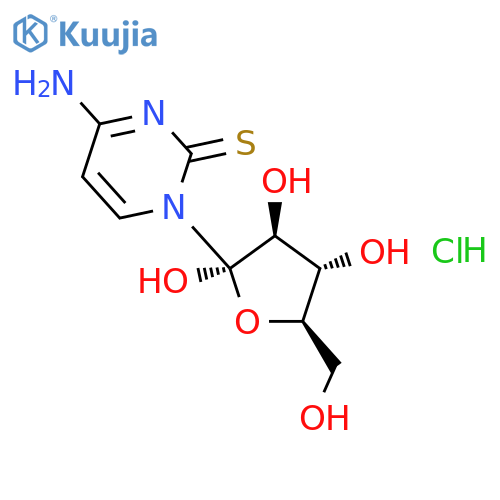 2(1H)-Pyrimidinethione,4-amino-1-b-D-arabinofuranosyl-,monohydrochloride (8CI,9CI) structure