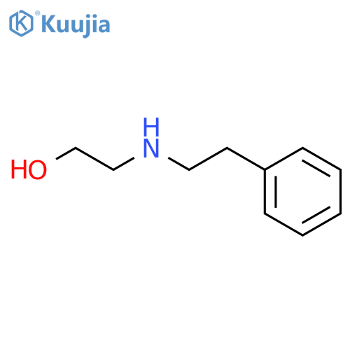 2-(2-phenylethyl)aminoethan-1-ol structure