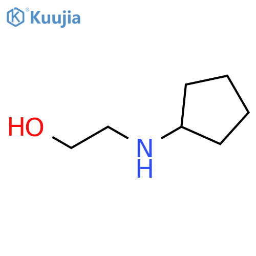 2-(cyclopentylamino)ethan-1-ol structure