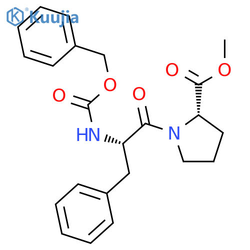 N-[(Phenylmethoxy)carbonyl]-L-phenylalanyl-L-proline methyl ester structure